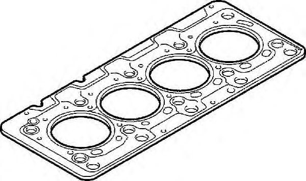 Прокладка головки блоку циліндрів ASAM арт. 262871