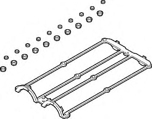 ELRING FORD К-т прокладок клапанної кришки Focus 98- TOPRAN арт. 569460