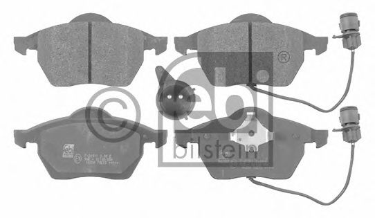 FEBI VW гальмівні колодки передн.AUDI 100 90- (круглий розєм) PROFIT арт. 16058