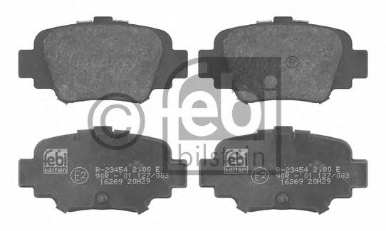 FEBI NISSAN гальмівні колодки задні MICRA K11 92- JAPANPARTS арт. 16269