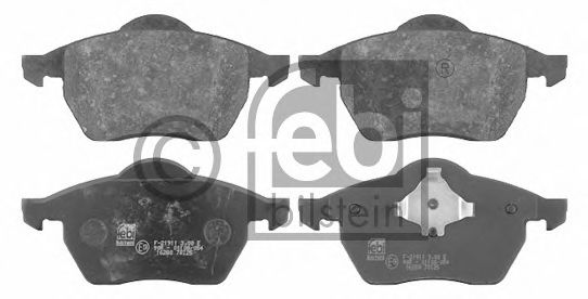 FEBI VW гальмівні колодки дискові Sharan 95-00 LPR арт. 16280