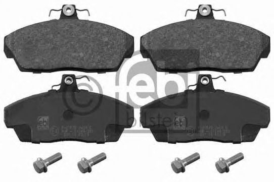 FEBI LANDROVER гальмівні колодки дискові Freelander 97-00 BREMBO арт. 16355