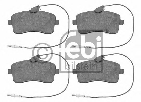 FEBI PEUGEOT гальмівні колодки передн.407 04- MEYLE арт. 16547