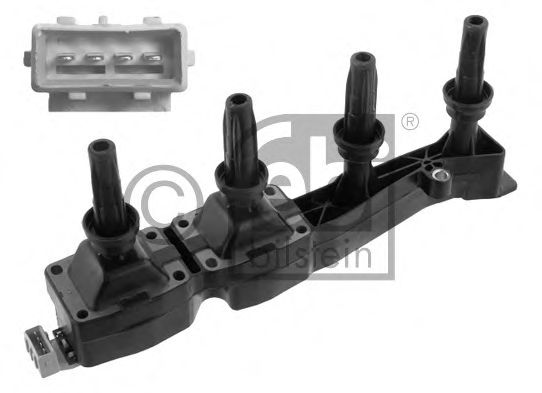 FEBI CITROEN котушка запалювання PEUGEOT 1007/206/207/307 1,6 16V 00-,C2/C3/C4 Berlingo 1,6 16V 00-.