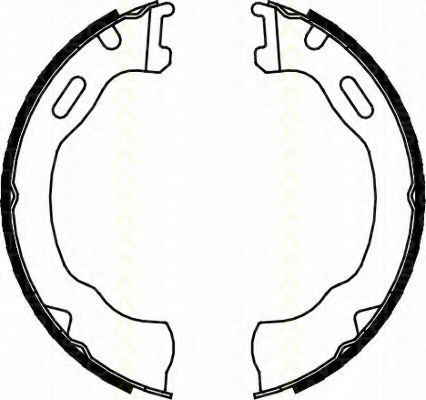 Комплект гальмівних колодок стоянкового гальма