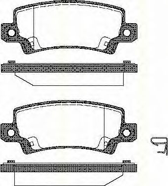 Колодки гальмівні дискові BOSCH арт. 811013031