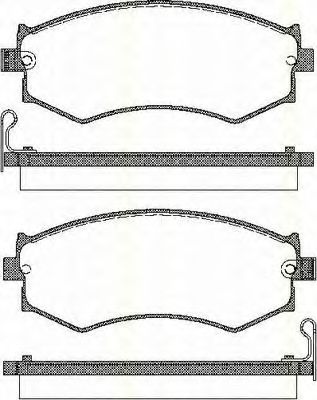 Колодки гальмівні передні JAPANPARTS арт. 811014996