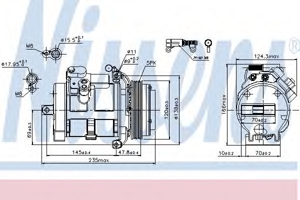 Компресор кондиціонера DENSO арт. 89081