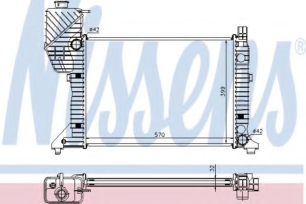 Радіатор охолодження AVAQUALITYCOOLING арт. 62687A