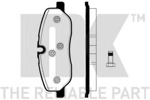 Гальмівні дискові колодки, комплект TOKO CARS арт. 224030