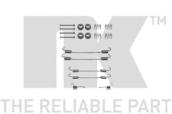 Монтажний комплект, гальмівна система