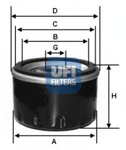 Масляний фільтр WIXFILTERS арт. 2311800