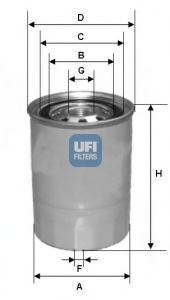 Паливний фільтр WIXFILTERS арт. 2432700