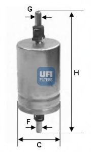 Паливний фільтр UFI арт. 3151000