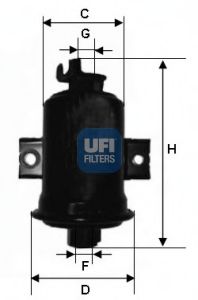 Фiльтр паливний JAPANPARTS арт. 3156000