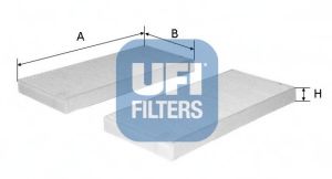 Фільтр, повітря у внутрішній простір MFILTER арт. 5316400