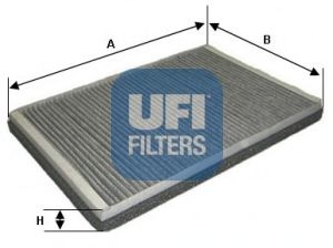 Фільтр, повітря у внутрішній простір MECAFILTER арт. 5416900