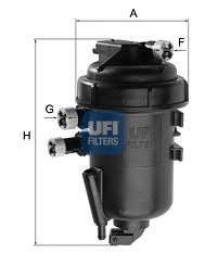 Корпус паливного фільтра PURFLUX арт. 5512500