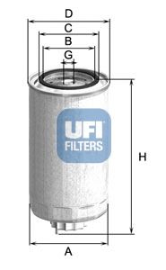 Фільтр палива WIXFILTERS арт. 2499900