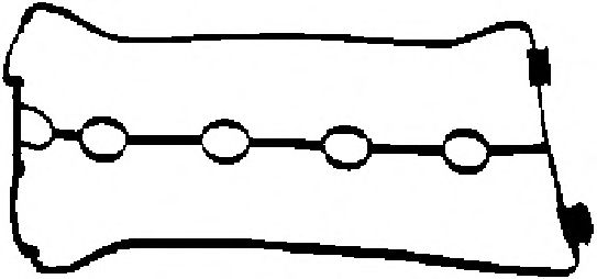 440001P CORTECO Прокладка клапанної кришки 96353002 DAEWOO ELRING арт. 440001P