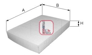 Фiльтр салону CLEANFILTERS арт. S3130C