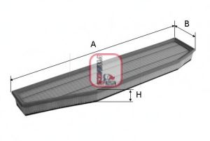 Фiльтр повiтряний HENGSTFILTER арт. S3395A