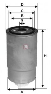 Фiльтр паливний HENGSTFILTER арт. S4394NR