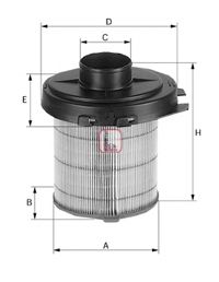 Фільтр повітряний WUNDER арт. S4580A