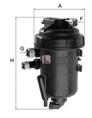 S 5116 GC SOFIMA Фільтр палива PURFLUX арт. S5116GC