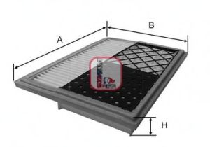 S 3462 A SOFIMA Фільтр повітря KNECHT арт. S3462A