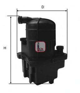 Фiльтр паливний з отвором пiд датчик води PURFLUX арт. S4088NR