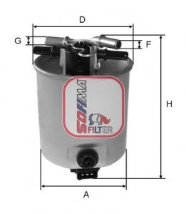 Фiльтр паливний WIXFILTERS арт. S5393GC