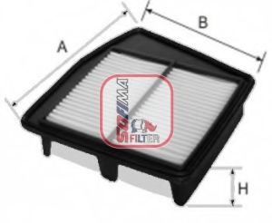 Фiльтр повiтряний PURFLUX арт. S3408A