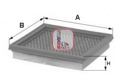 S 3544 A SOFIMA Фільтр повітря JCPREMIUM арт. S3544A