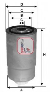 Фільтр паливний BLUEPRINT арт. S4529NR