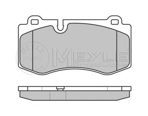 Комплект гальмівних колодок METELLI арт. 0252396018