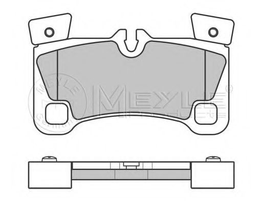 Колодки гальмівні дискові задні VW Touareg 02-10; AUDI Q7 05-15; PORSCHE Cayenne 02-10 DELPHI арт. 0252429616