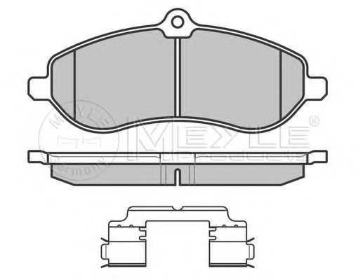 Комплект гальмівних колодок BOSCH арт. 0252459518W