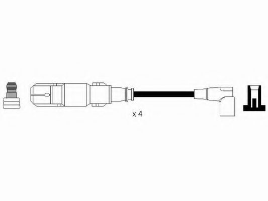 К-кт проводiв NGK (RC-BW235) BMW 3/5/Z3 