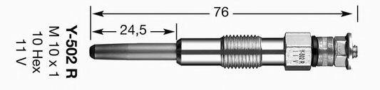 Свiчка накалювання DENSO арт. 3852