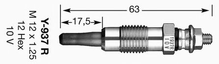 Свічка розжарювання DENSO арт. 5148