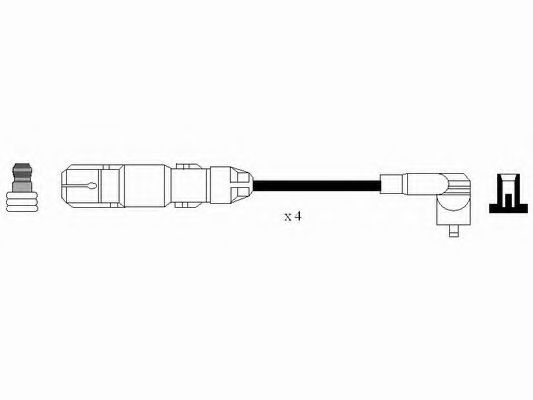 К-кт проводiв NGK (RC-ST204) SEAT Leon/Toledo 