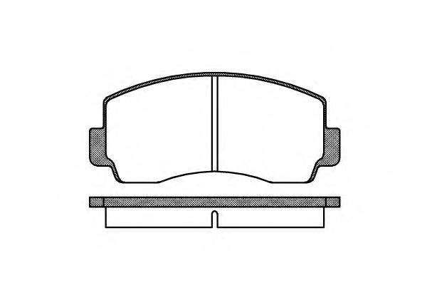 Гальмівні колодки дискові JAPANPARTS арт. 209400