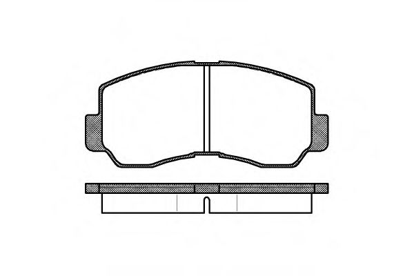 Гальмівні колодки дискові JAPANPARTS арт. 209440