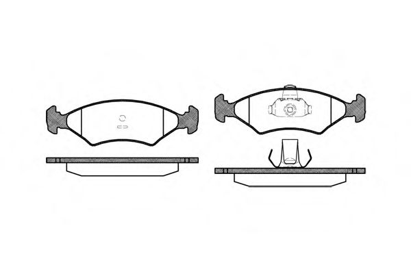 Гальмівні колодки дискові BREMBO арт. 211910