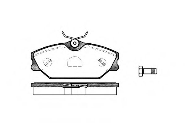 Гальмівні колодки дискові BREMBO арт. 220800