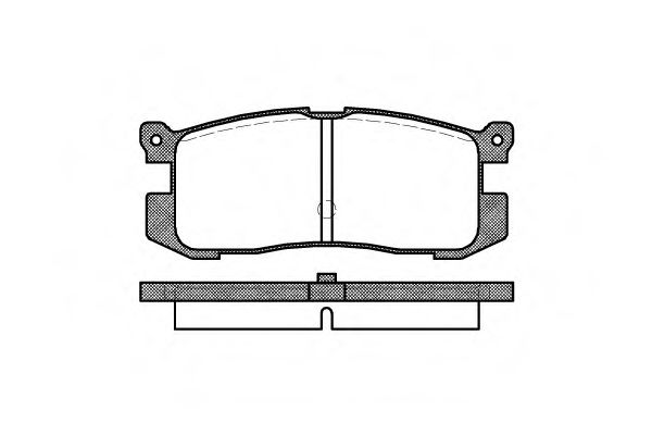 Гальмівні колодки дискові JAPANPARTS арт. 227200