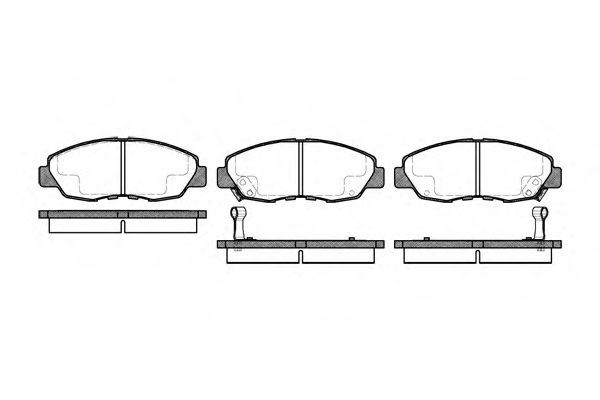 Гальмівні колодки дискові TOKO CARS арт. 232402