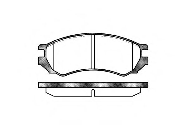 Гальмівні колодки дискові BOSCH арт. 234400