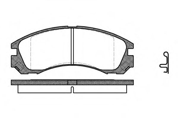 Гальмівні колодки дискові JAPANPARTS арт. 235422